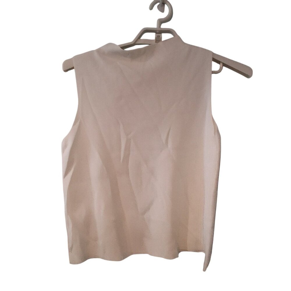 Love Bonito nwt sweater shell tank top womens US 8 white ribbed sleeveless